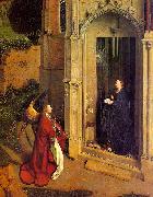 Jan Van Eyck The Annunciation  6 oil on canvas